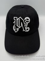 Palm Angles MONOGRAM CAP หมวกแก็ปผู้ชาย ปักลายโลโก้ ปาล์ม แองเจิ้ล สีดำ งานสวย พร้อมส่งในไทย ไม่มีกล่อง อุปกรณ์