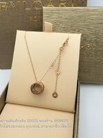 สีโรสโกลด์ BVL B.ZERO1 NECKLACE สร้อยคอบูการี จี้ร๊อคเก็ตวงกลม อะไหล่ทอง-เงิน-โรสโกลด์ ปั๊มแบรนด์ พร้อมส่งในไทย แบบเดียวกับลิซ่าใส่ สำเนา สำเนา สำเนา