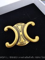 CELINE LOGO BROOCH เข็มกลัดโลโก้ซีลีน อะไหล่ทอง