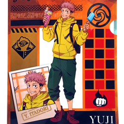 [ A4 Folder ] Jujutsu Kaisen - Yuji Itadori & Megumi Fushiguro (Casual)