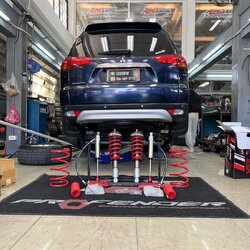 [PROFENDER]Mitsubishi Pajero | โช้คอัพ Profender Queen Series + Monotube Subtank | หนึบนุ่ม ปรับได้ละเอียด - ยางเจริญรุ่งเรือง นนทบุรี โทร. 0865691915