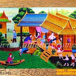 ภาพวาดวิถีไทย I0002