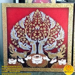 ภาพวาดต้นโพธิ์ A0079