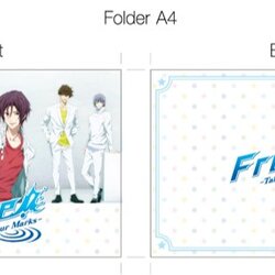 แฟ้ม A4 จากภาพยนตร์ FREE! ภาค 3 TYM ลาย A