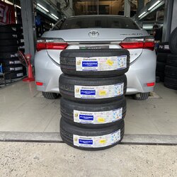 [BRIDGESTONE]TOYOTA ALTIS เข้ารับบริการเปลี่ยนยางรถยนต์ โทร. 08-6569-1915