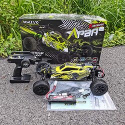 รถบังคับวิทยุ KASEMOTO APBA 1/10 BUGGY 2.4 GHZ 50KMH ชุดพร้อมเล่น ระบบโช๊คอัพ 4ล้อ