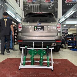 [TEIN ENDURA PRO]SUBARU FORESTER เข้ามาให้เช็คช่วงล่างพบโช้คอัพเสื่อมตามอายุ จะเปลี่ยนโช้คอัพทั้งที เลือกใช้งานของดีไปเลย โทร. 08-6569-1915