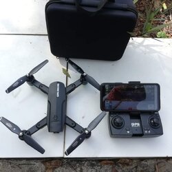 โดรนบังคับวิทยุ DM 107 GPS-5G FLOWS WIFTKEY พร้อมระบบส่งภาพ FPV WIFI ความชมชัด 4K วิทยุควบคุม 2.4 GHZ.ชุดพร้อมบิน