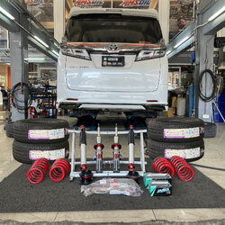 [Profender + nexen su1]TOYOTA ALPHARD อัพเกรดช่วงล่าง และเปลี่ยนยางรถยนต์ โทร. 08-6569-1915