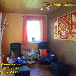 ตกแต่งผนังร้านนวดสปา 014