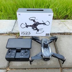 โดรนบังคับวิทยุ JS23 HD CAM MINI DROND 2.4G 5.G WIFI FPV ระบบมอเตอร์บรัชเลส และระบบล๊อคความสูงด้วยเซ็นเซอร์ตรวจจับภาคพื้น ชุดพร้อมเล่น