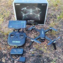 DRONE JJRC EPIK X5-PRO กล้อง 2K 2.4 GH 5G WIFI FPV ชุดพร้อมเล่น บินกลับอัตโนมัต ระบบล๊อคความสูง บินตามตัว ขึ้นและลงออโต บินง่ายด้วยระบบ GPS