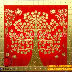 ภาพวาดต้นโพธิ์ A0025