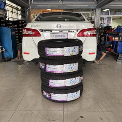 [NEXEN]NISSAN SLYPHY เข้ารับบริการเปลี่ยนยางรถยนต์ โทร. 08-6569-1915