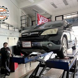 [OTANI SA1000 ขนาด 225/65R17] HONDA CRV เข้ารับบริการเปลี่ยนยางรถยนต์ เน้นใช้ประจำวัน ราคาถูก โทร.086-569-1915