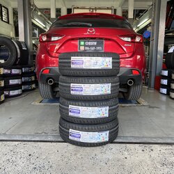 [BRDIGESTONE]MAZDA 3 SKYACTIVE เปลี่ยนยางรถยนต์ โทร. 08-6569-1915