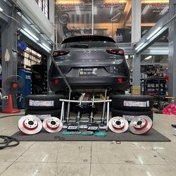 [TEIN ENDURA PRO BASIC XPS]MAZDA CX3 เข้ารับบริการเปลี่ยนโช้คอัพ พร้อมอัพเกรดระบบเบรก โทร. 08-6569-1915
