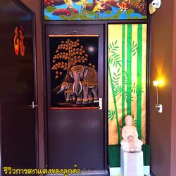 ตกแต่งผนังร้านนวดสปา 022