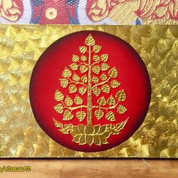 ภาพวาดต้นโพธิ์ A0036