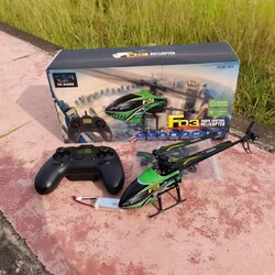 YU XIANG F03 HELICOPTER RC 4CH 2.4GHZ เฮลิคอปเตอร์บังคับวิทยุ รุ่น F03 ชุดพร้อมเล่น มีระบบล็อคความสูงควบคุมง่าย แบต 7.4 700A บินนานต่อเนื่อง 15นาที