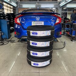 [BRIDGESTONE]HONDA CIVIC FC เข้ารับบริการเปลี่ยนยางรถยนต์ โทร. 08-6569-1915