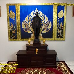 ตกแต่งผนังห้องพระ 010