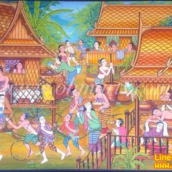 ภาพวาดวิถีไทย I0003