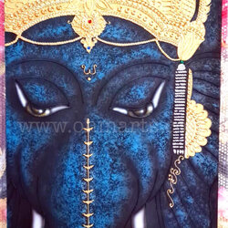 เฟรมภาพวาดองค์พระพิฆเนศ D0033