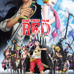 [Poster 1 ด้าน : ขนาด 21 x 30 นิ้ว] ONE PIECE Film RED