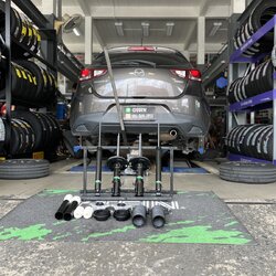 [TEIN] Mazda 2 skyactive เปลี่ยนโช้คอัพ tein endura pro basic พร้อมอะไหล่ครบชุด โทร. 08-65691915