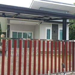รับติดตั้งประตูรั้วบ้านสแตนเลส