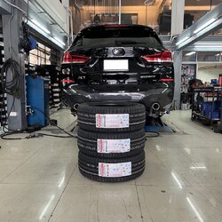 [KUMHO]BMW X1 เข้ารับบริการเปลี่ยนยางรถยนต์ โทร. 08-6569-1915
