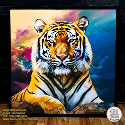 ศิลปะภาพพิมพ์เสือ Tiger_01