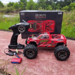 รถบังคับวิทยุ Xinlehong RC 9130 2.4.GHZ 1/16 4WD ความเร็ว.36 กม./ชม. ระบบไฟฟ้า RTR ความเร็วสูงชุดพร้อมเล่น