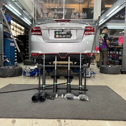 [tein endura pro basic]TOYOTA VIOS เข้ารับบริการเปลี่ยนโช้คอัพ ใช้งานประจำวัน เน้นนุ่มนวล โทร. 08-6569-1915