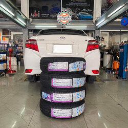 [NEXEN TIRE N'FERA SU4 ขนาด 185/60R15] TOYOTA VIOS เข้ารับบริการเปลี่ยนยางรถยนต์เน้นการใช้งานประจำวัน ราคาสบายกระเป๋า โทร.086-569-1915