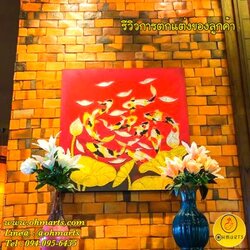 ตกแต่งผนังร้านอาหาร 004