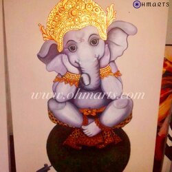 ภาพวาดพระพิฆเนศ D0020