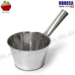 Small stainless steel porridge pot/soup pot, 7 inches, apple