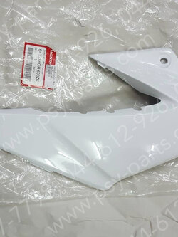 ฝาครอบข้างหม้อน้ำขวา SONIC-ไฟคู่ 04 แท้ๆ สีขาว 64350-KGH-600ZK + ฝาครอบข้างหม้อน้ำซ้าย SONIC-ไฟคู่04 แท้ๆ สีขาว 64360-KGH-600ZK