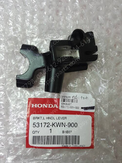 ขากระจก SCOOPY-I แท้ๆ ซ้าย-ดำ 53172-KWN-900