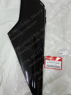 ฝาครอบข้างเล็ก/ซ้าย WAVE 125S, WAVE 125-I แท้ๆ สีดำ (A35) 64380-KPH-700ZB 
