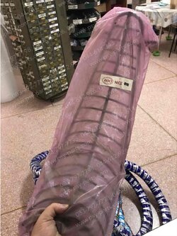 กันลาย NICE หุ้มพลาสติก สีดำ