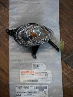 ไฟเลี้ยว FINO แท้ๆ หน้า-ขวาใส 4D0-H3320-10