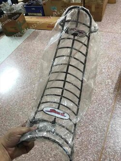 กันลาย SMASH-NEW หุ้มพลาสติก สีดำ (ตัวยาว)