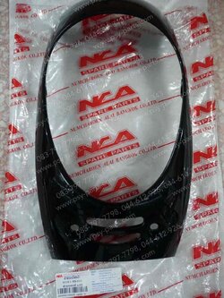 ฝาครอบไฟหน้า SCOOPY/12 (T) สีดำเงา (A35) 