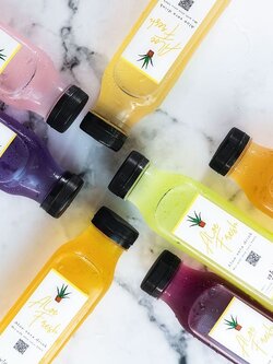 น้ำใบเตยผสมว่านหางจระเข้ Aloe fresh : Healthy Hut