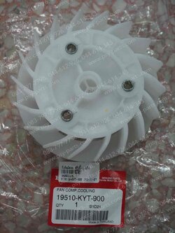 กังหันพัดลม SCOOPY-I, SPACY-I, ZOOMER-X แท้ๆ 19510-KYT-900