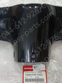 ฝาครอบแฮนด์-หลัง CLICK-I แท้ๆ สีดำ (HB09) 53206-KVB-T00ZJ 