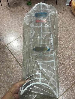 กันลาย NICE 110, NICE 125, NICE-UBOX หุ้มพลาสติก สีขาว